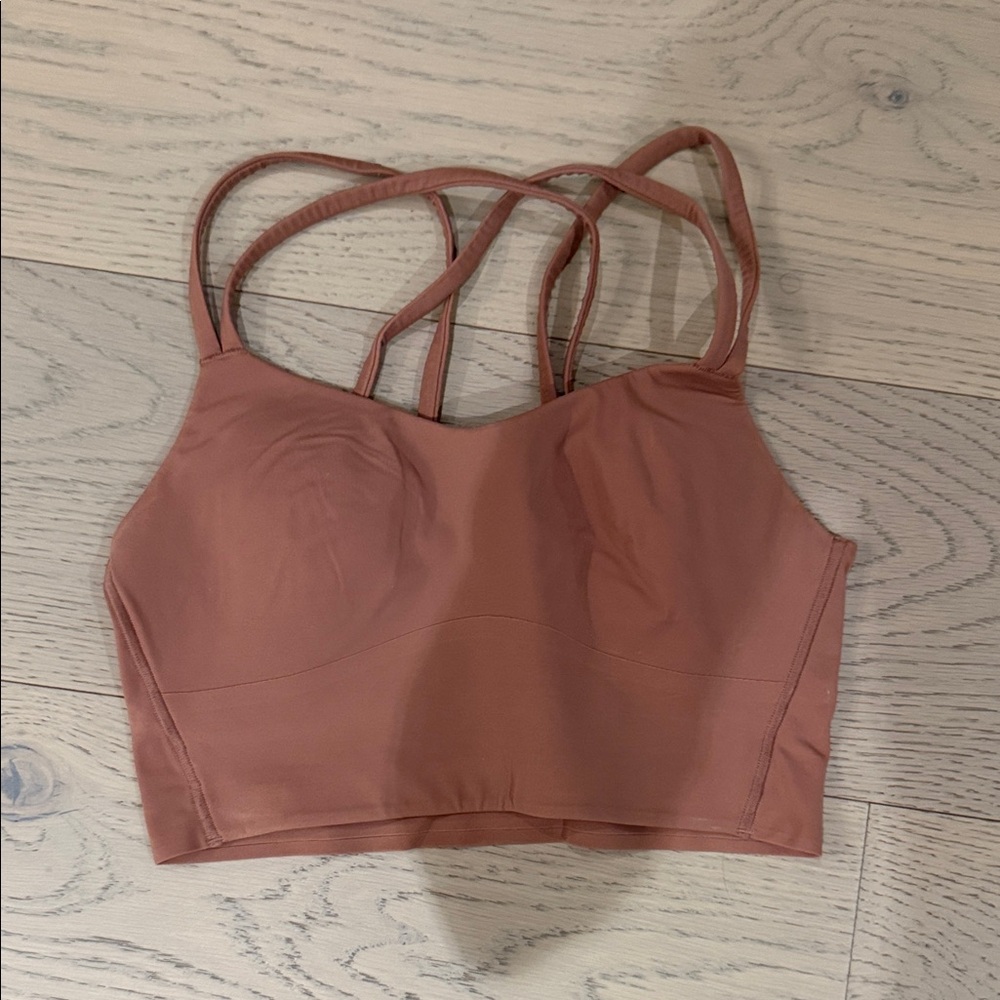 lululemon athletica Strappy Sports Bra - Rust - Picture 1 of 2